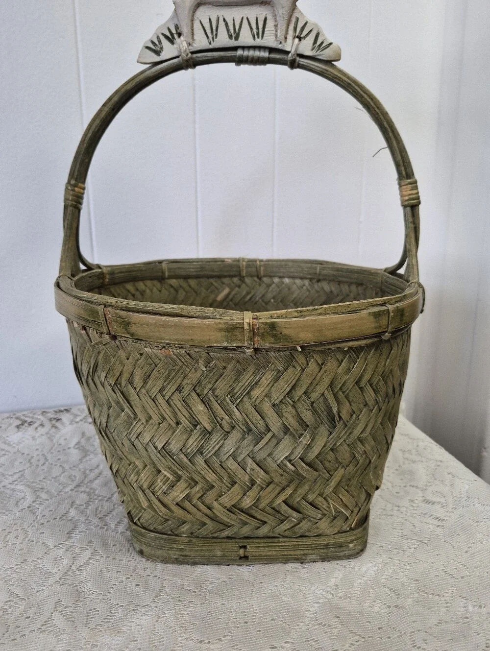 Woven Cow Basket